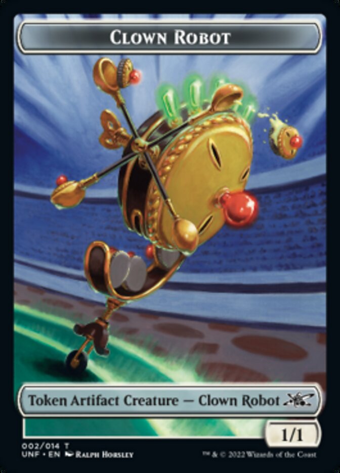 Clown Robot (002) Token [Unfinity Tokens] Magic: The Gathering