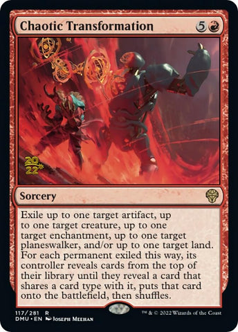 Chaotic Transformation [Dominaria United Prerelease Promos] Magic: The Gathering