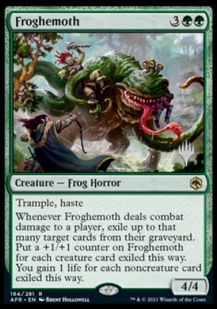 Froghemoth (Promo Pack) [Dungeons & Dragons: Adventures in the Forgotten Realms Promos] Magic: The Gathering