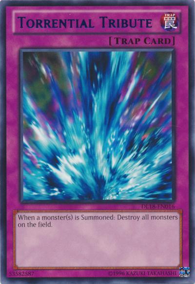 Torrential Tribute (Green) [DL18-EN016] Rare Yu-Gi-Oh!