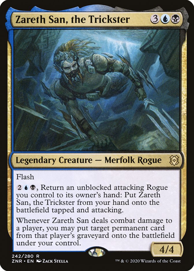 Zareth San, the Trickster [Zendikar Rising] Magic: The Gathering