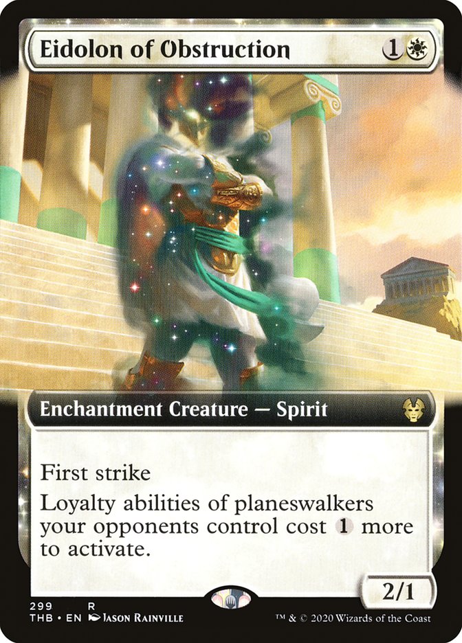 Eidolon of Obstruction (Extended Art) [Theros Beyond Death] Magic: The Gathering
