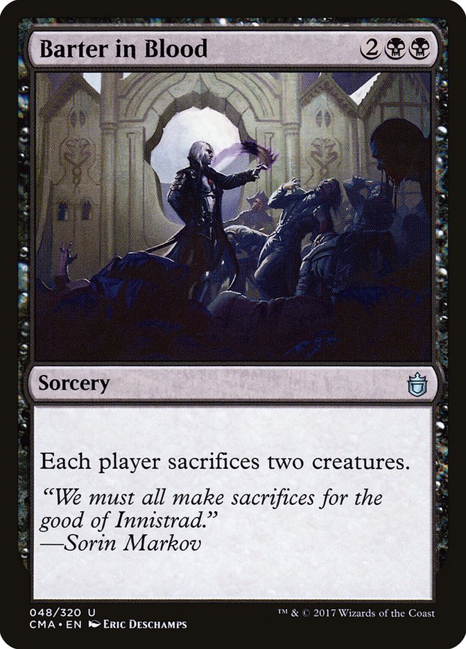 Barter in Blood [Commander Anthology] Magic: The Gathering