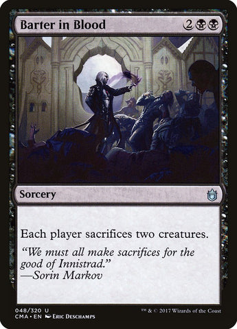 Barter in Blood [Commander Anthology] Magic: The Gathering