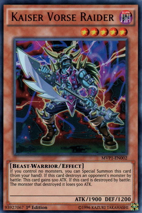 Kaiser Vorse Raider [MVP1-EN002] Ultra Rare Yu-Gi-Oh!