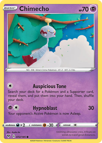 Chimecho (072/185) [Sword & Shield: Vivid Voltage] Pokémon