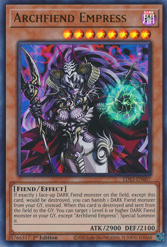 Archfiend Empress [LDS3-EN007] Ultra Rare Yu-Gi-Oh!