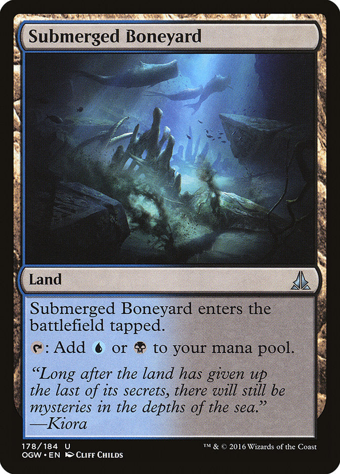 Submerged Boneyard [Oath of the Gatewatch] Magic: The Gathering