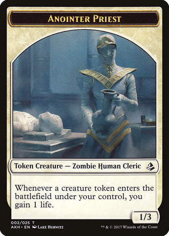 Anointer Priest // Drake Double-Sided Token [Amonkhet Tokens] Magic: The Gathering