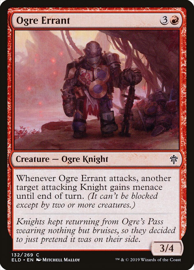 Ogre Errant [Throne of Eldraine] Magic: The Gathering