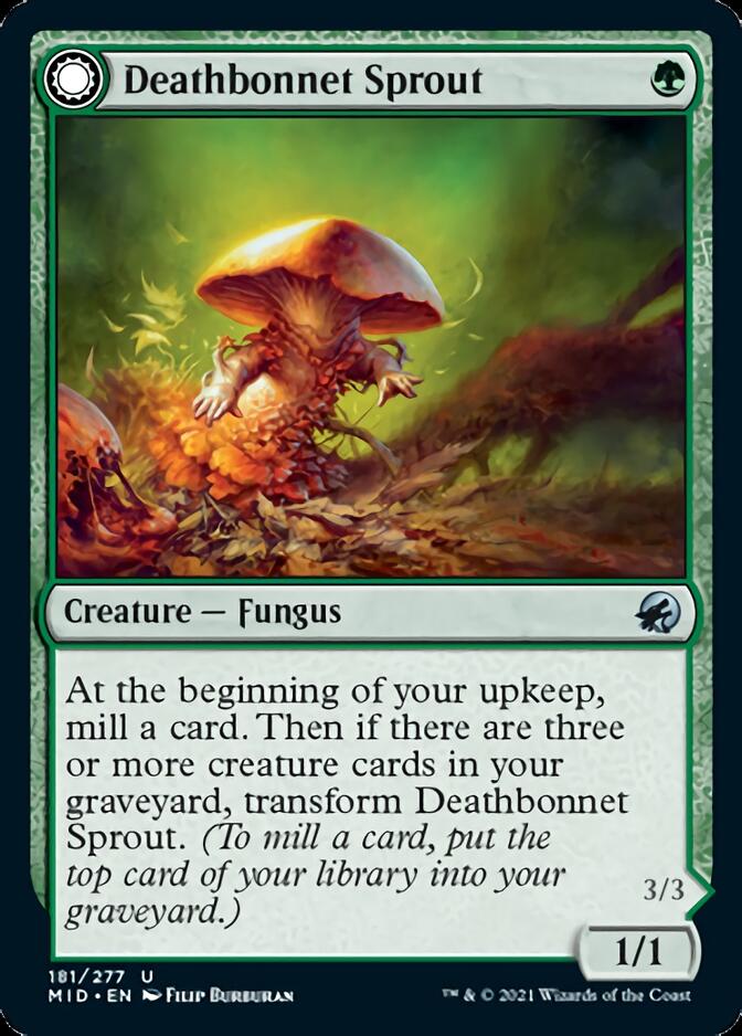 Deathbonnet Sprout // Deathbonnet Hulk [Innistrad: Midnight Hunt] Magic: The Gathering