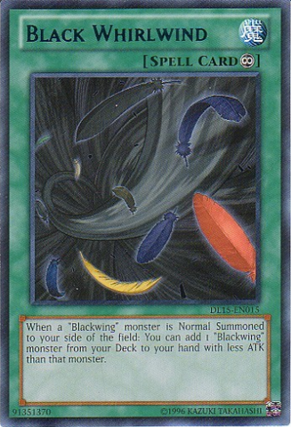Black Whirlwind (Blue) [DL15-EN015] Rare Yu-Gi-Oh!