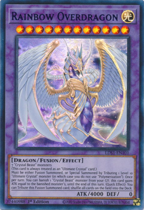 Rainbow Overdragon (Purple) [LDS1-EN101] Ultra Rare Yu-Gi-Oh!