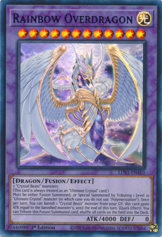 Rainbow Overdragon (Purple) [LDS1-EN101] Ultra Rare Yu-Gi-Oh!