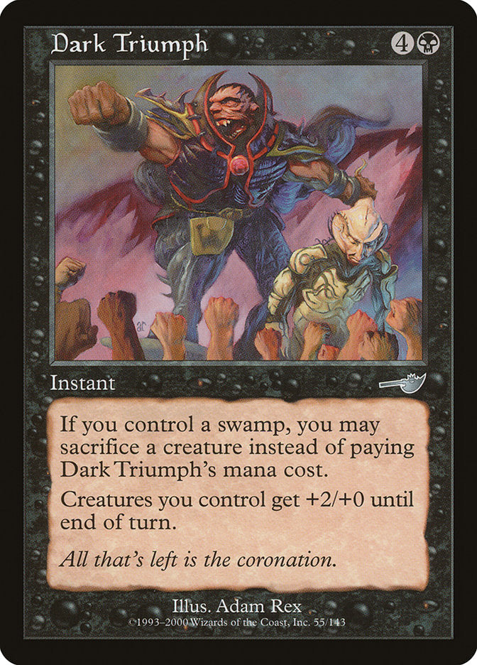 Dark Triumph [Nemesis] Magic: The Gathering