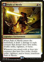 Path of Mettle // Metzali, Tower of Triumph [Rivals of Ixalan Prerelease Promos] Magic: The Gathering