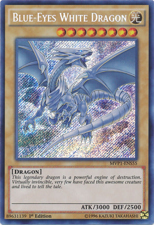 Blue-Eyes White Dragon [MVP1-ENS55] Secret Rare Yu-Gi-Oh!