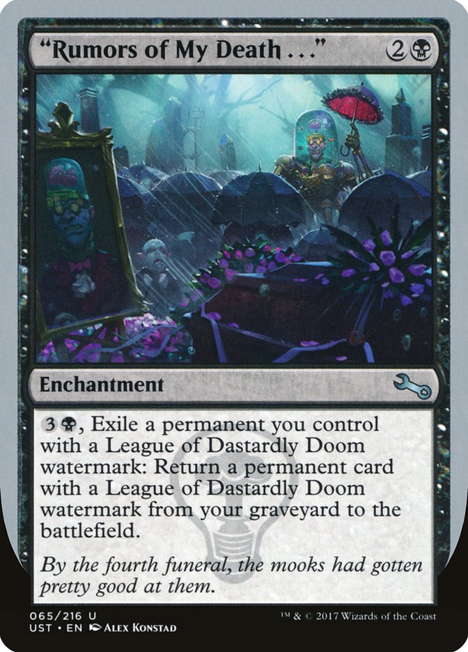 "Rumors of My Death . . ." [Unstable] Magic: The Gathering