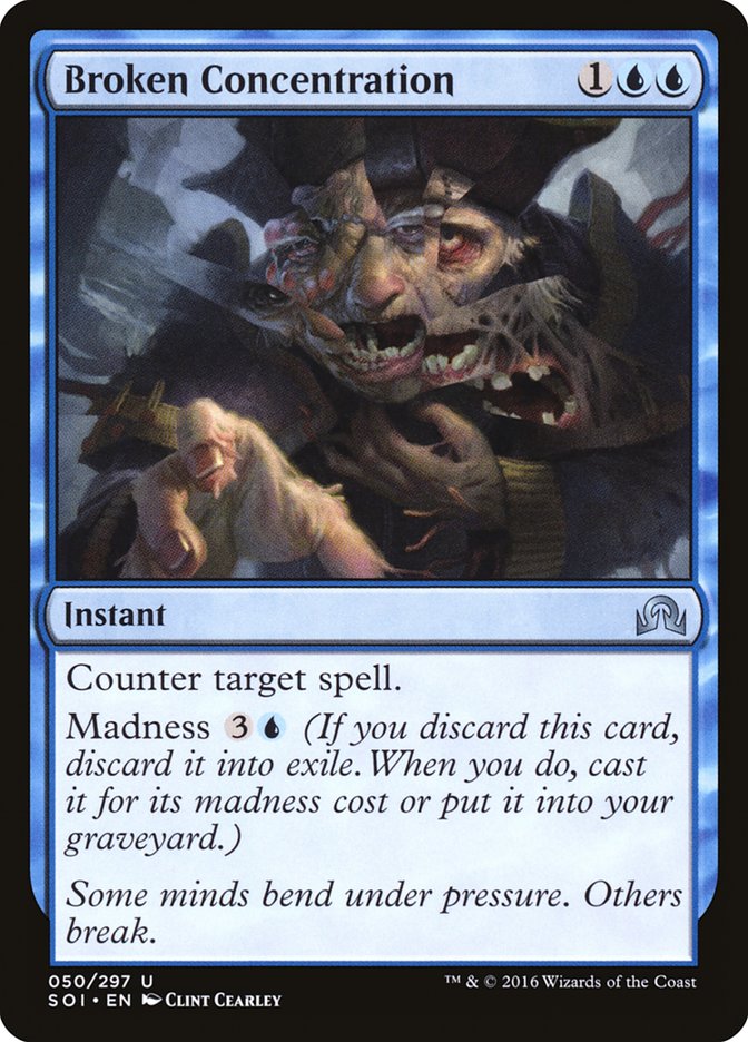 Broken Concentration [Shadows over Innistrad] Magic: The Gathering