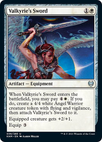 Valkyrie's Sword [Kaldheim] Magic: The Gathering