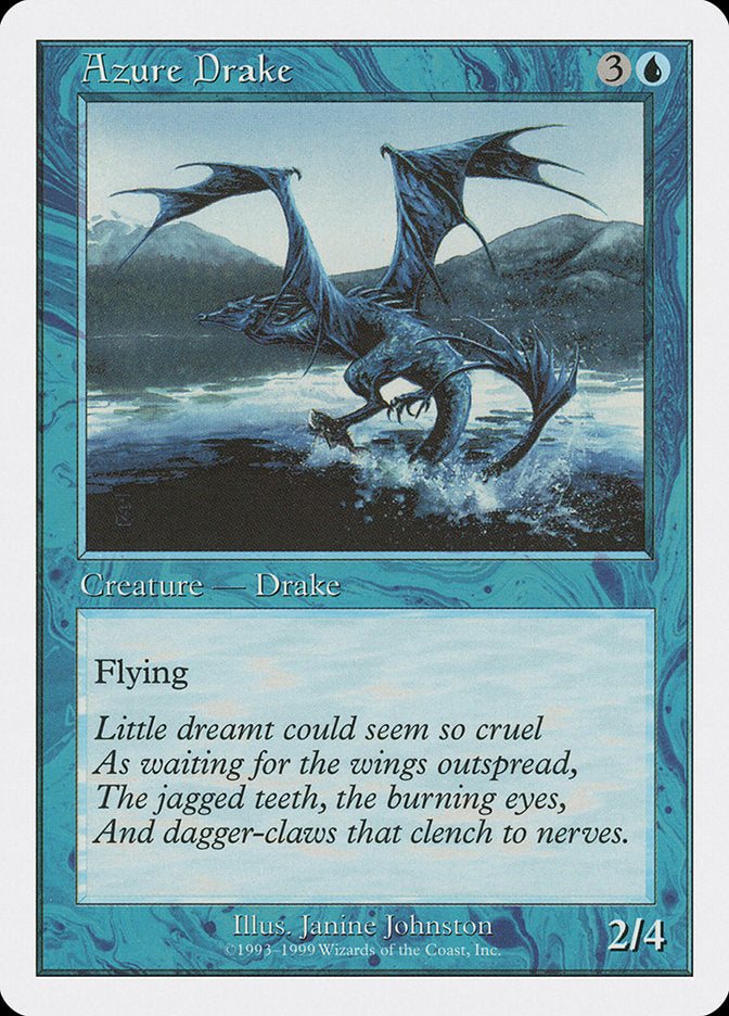 Azure Drake [Battle Royale] Magic: The Gathering