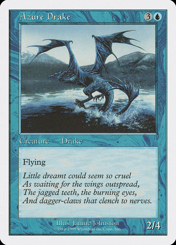 Azure Drake [Battle Royale] Magic: The Gathering