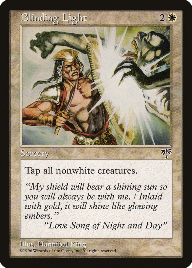Blinding Light [Mirage] Magic: The Gathering
