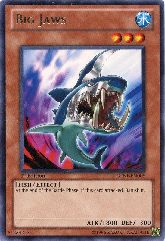 Big Jaws [GENF-EN005] Rare Yu-Gi-Oh!