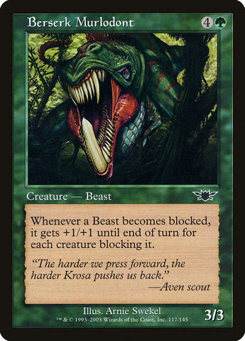 Berserk Murlodont [Legions] Magic: The Gathering