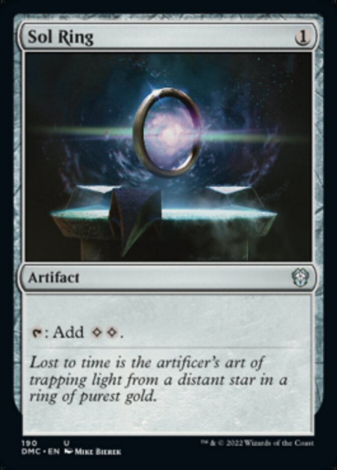 Sol Ring [Dominaria United Commander] Magic: The Gathering