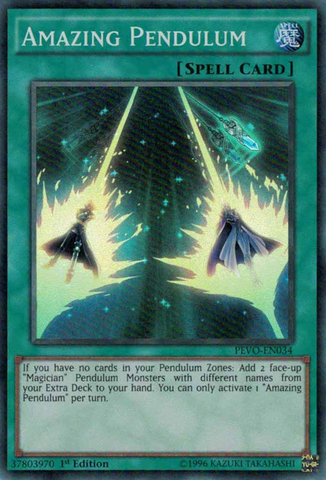 Amazing Pendulum [PEVO-EN034] Super Rare Yu-Gi-Oh!