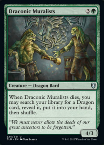 Draconic Muralists [Commander Legends: Battle for Baldur's Gate] Magic: The Gathering