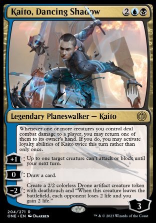 Kaito, Dancing Shadow (Promo Pack) [Phyrexia: All Will Be One Promos] Magic: The Gathering