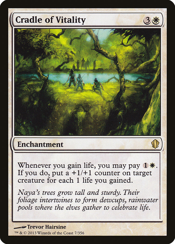 Cradle of Vitality [Commander 2013] Magic: The Gathering