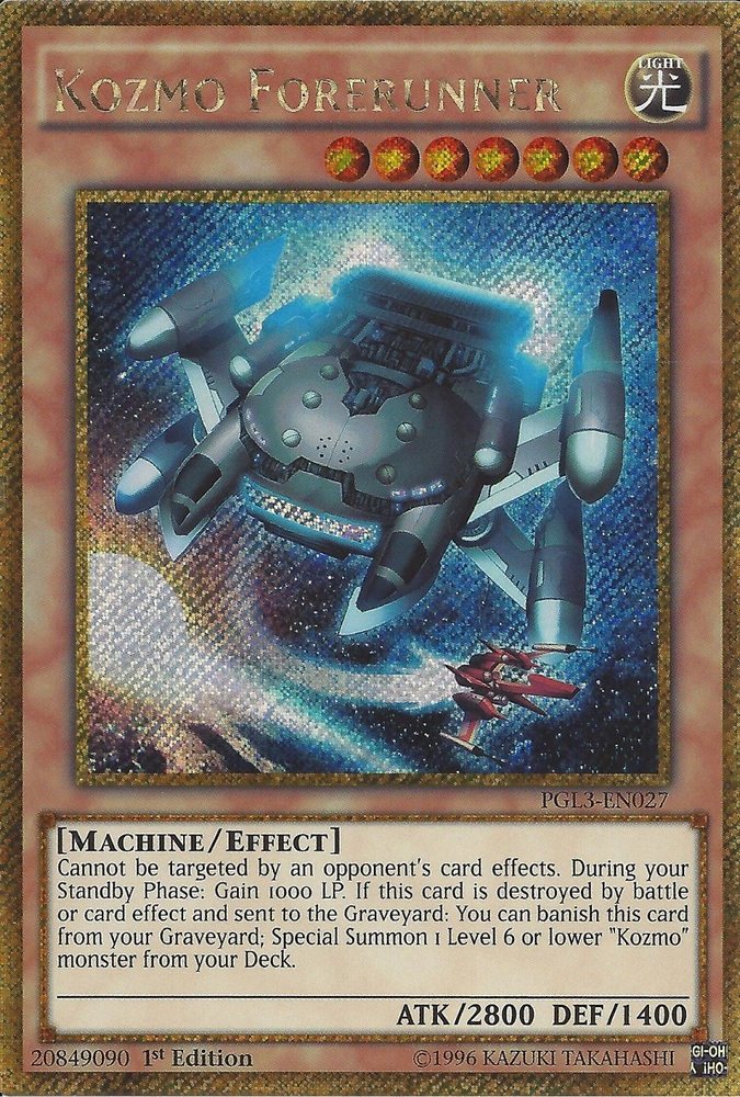Kozmo Forerunner [PGL3-EN027] Gold Secret Rare Yu-Gi-Oh!