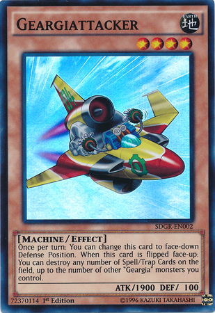 Geargiattacker [SDGR-EN002] Super Rare Yu-Gi-Oh!