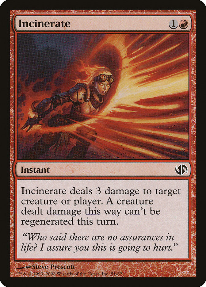 Incinerate [Duel Decks: Jace vs. Chandra] Magic: The Gathering