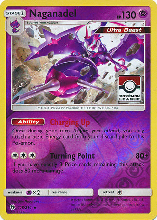 Naganadel (108/214) (League Promo) [Sun & Moon: Lost Thunder] Pokémon