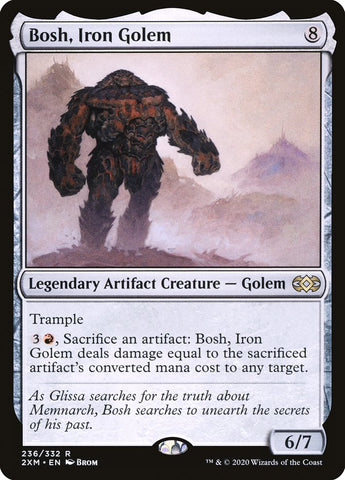 Bosh, Iron Golem [Double Masters] Magic: The Gathering