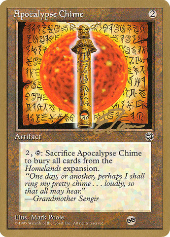 Apocalypse Chime (Eric Tam) (SB) [Pro Tour Collector Set] Magic: The Gathering