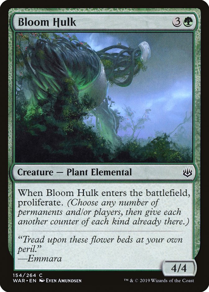Bloom Hulk [War of the Spark] Magic: The Gathering