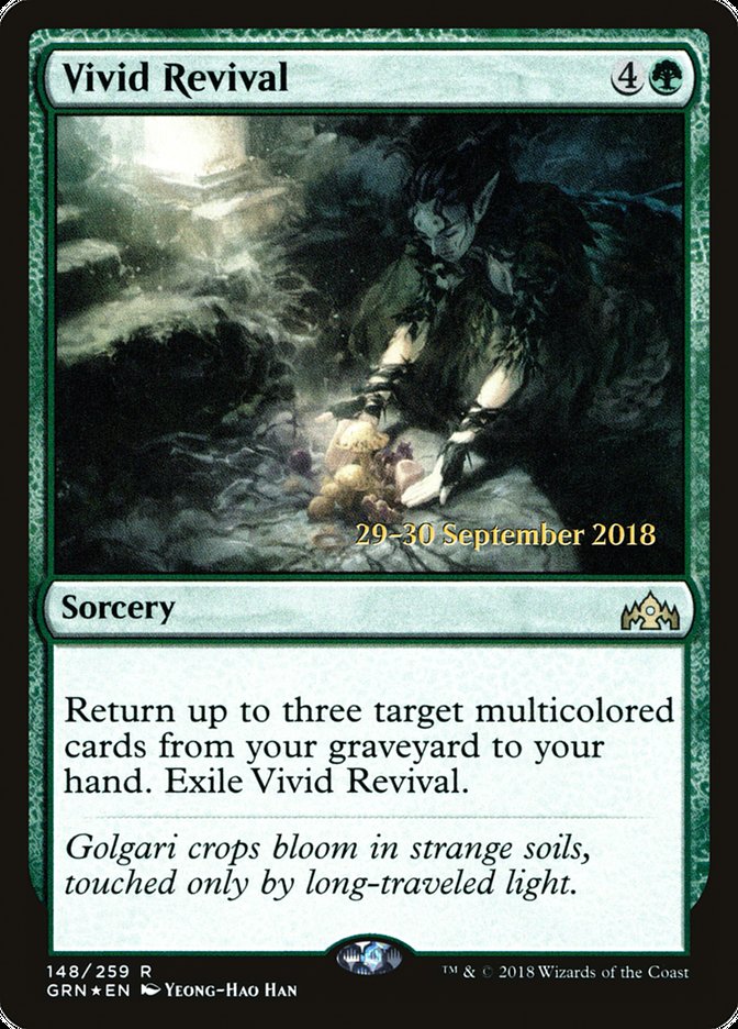 Vivid Revival [Guilds of Ravnica Prerelease Promos] Magic: The Gathering