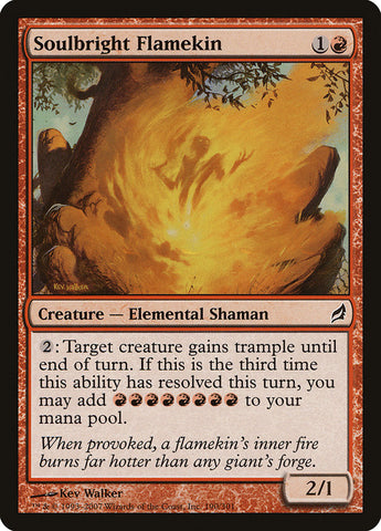 Soulbright Flamekin [Lorwyn] Magic: The Gathering