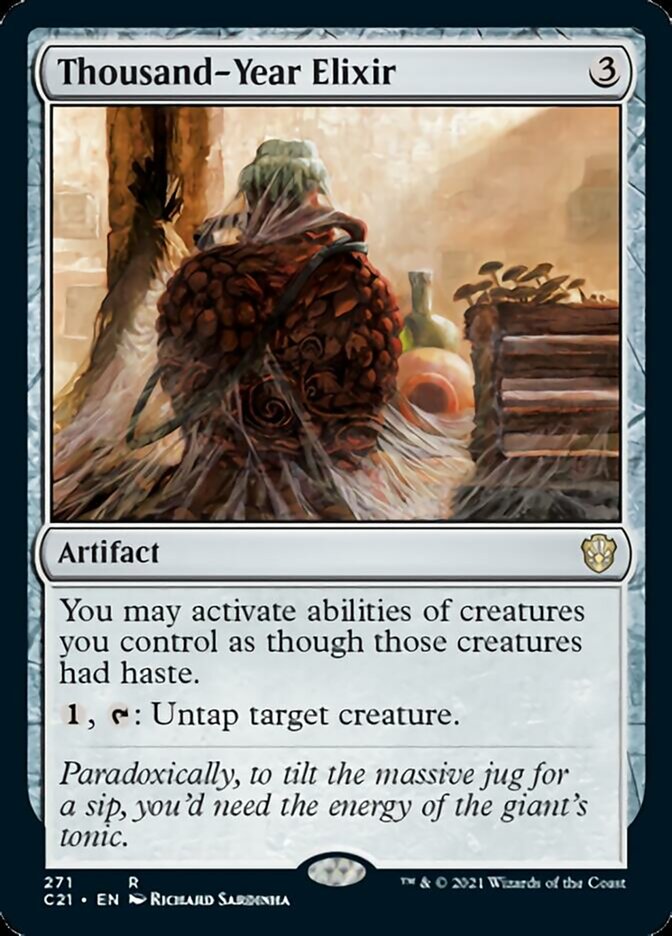 Thousand-Year Elixir [Commander 2021] Magic: The Gathering