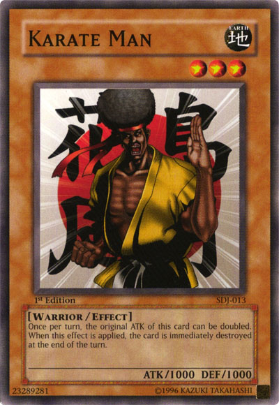 Karate Man [SDJ-013] Common Yu-Gi-Oh!