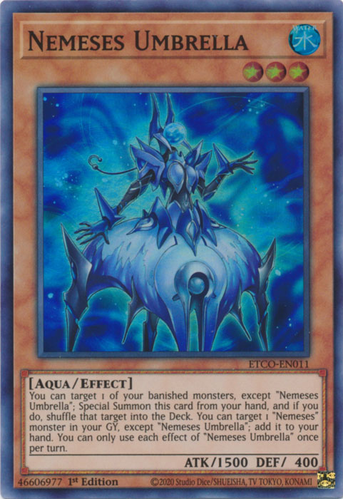 Nemeses Umbrella [ETCO-EN011] Super Rare Yu-Gi-Oh!