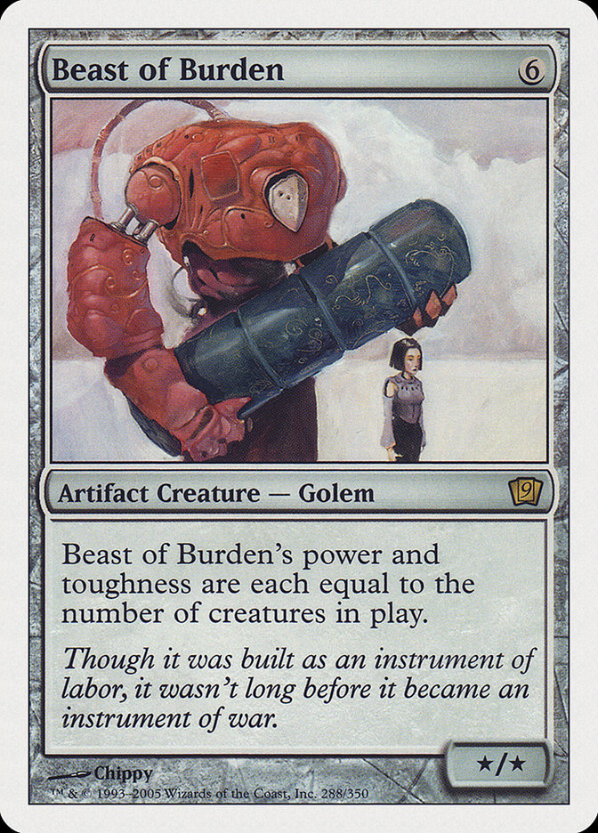 Beast of Burden [Ninth Edition] Magic: The Gathering
