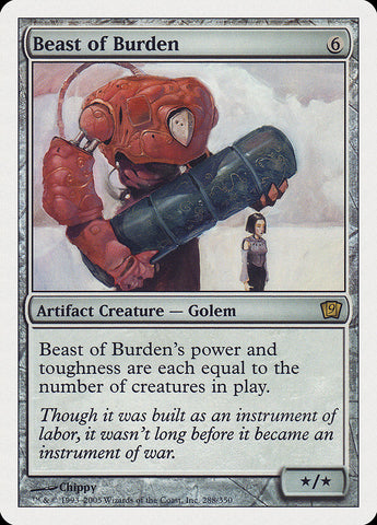 Beast of Burden [Ninth Edition] Magic: The Gathering