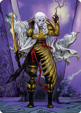 The Wandering Emperor 1 Art Card [Kamigawa: Neon Dynasty Art Series] Magic: The Gathering