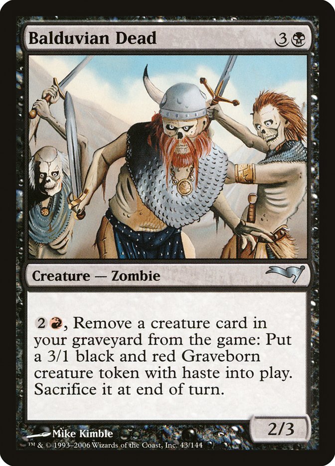 Balduvian Dead [Coldsnap Theme Decks] Magic: The Gathering